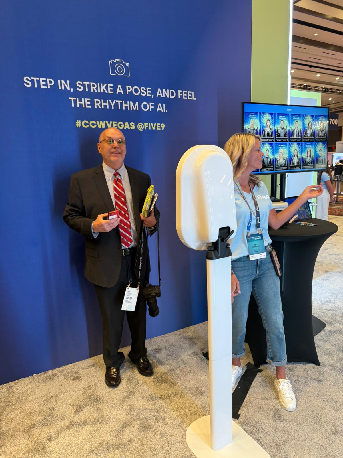 AI Photo booth in Las Vegas Tradeshow