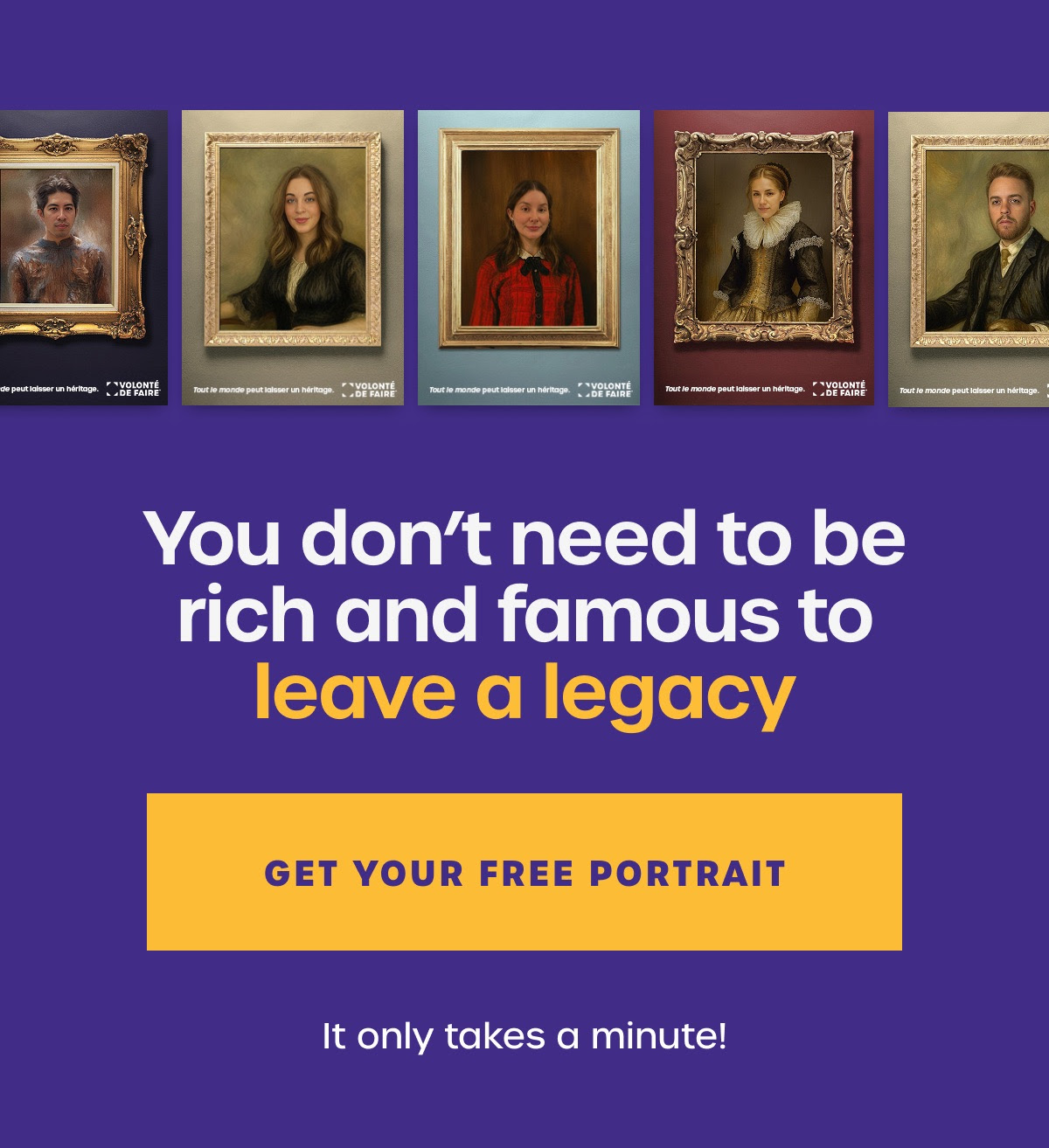 AI Portrait Legacy campaign - Will Power