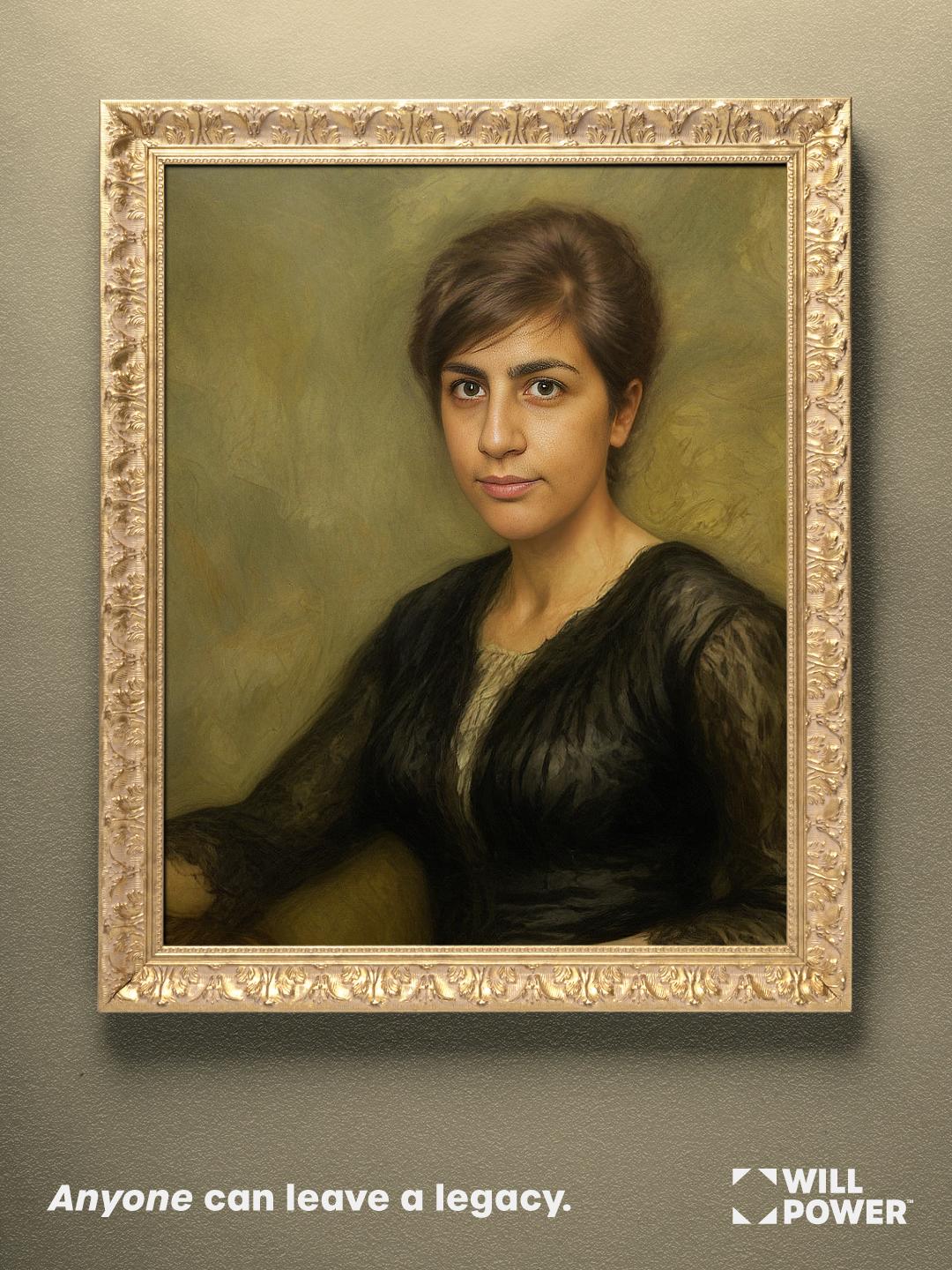 AI Portrait Legacy campaign - Will Power