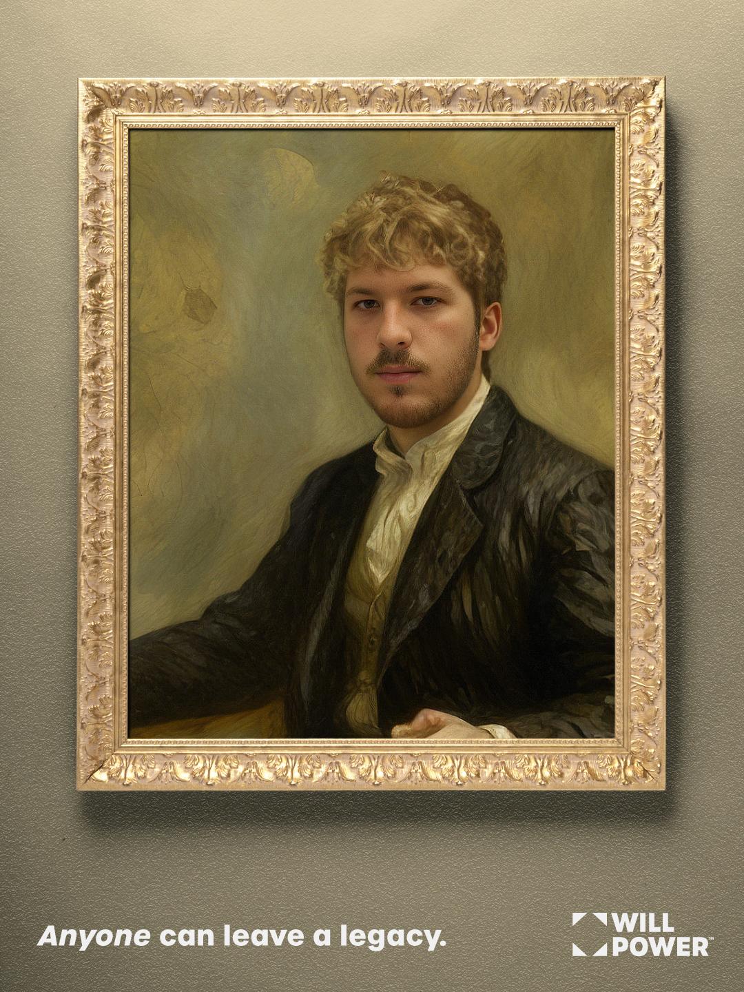 AI Portrait Legacy campaign - Will Power
