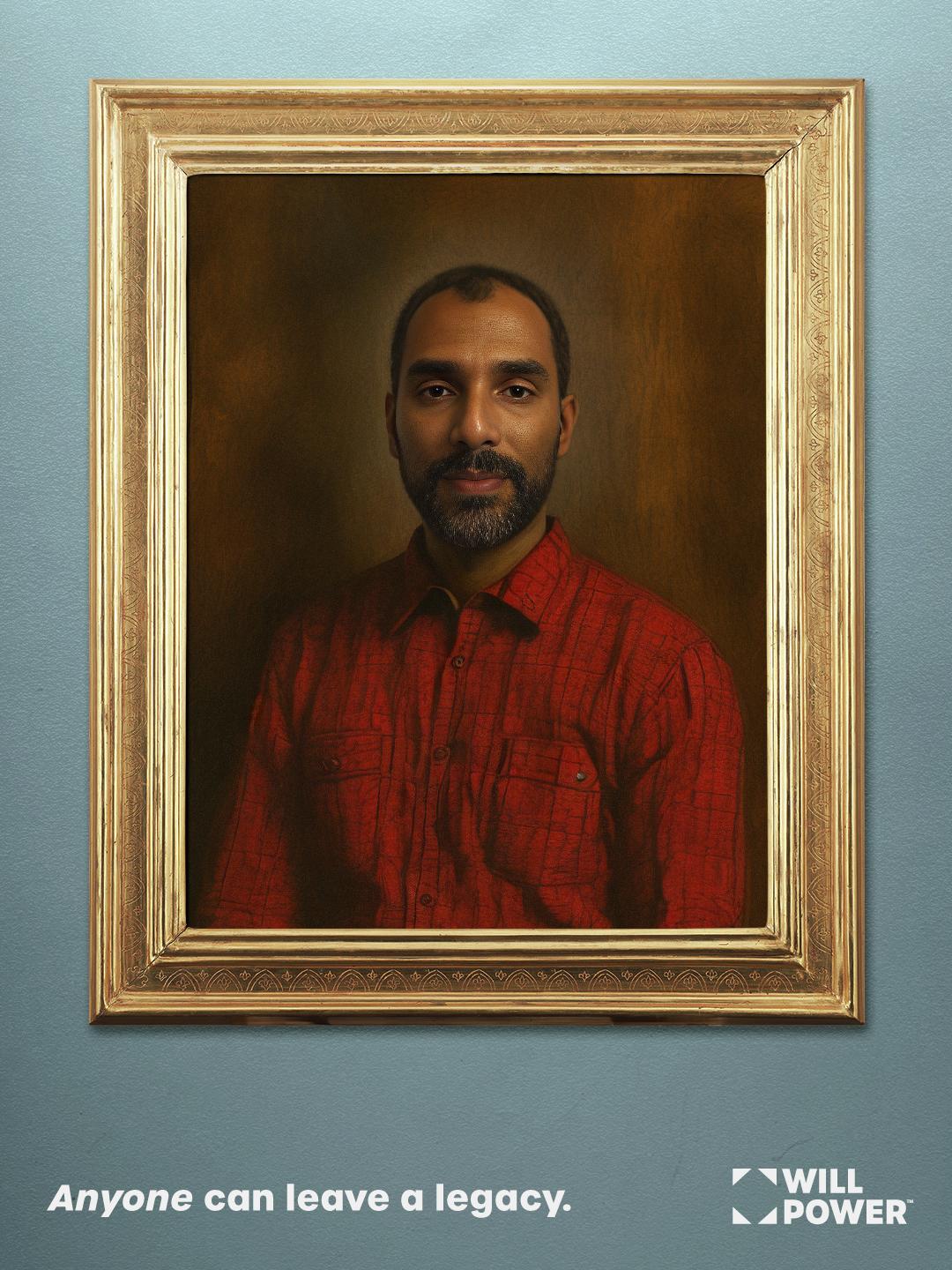 AI Portrait Legacy campaign - Will Power