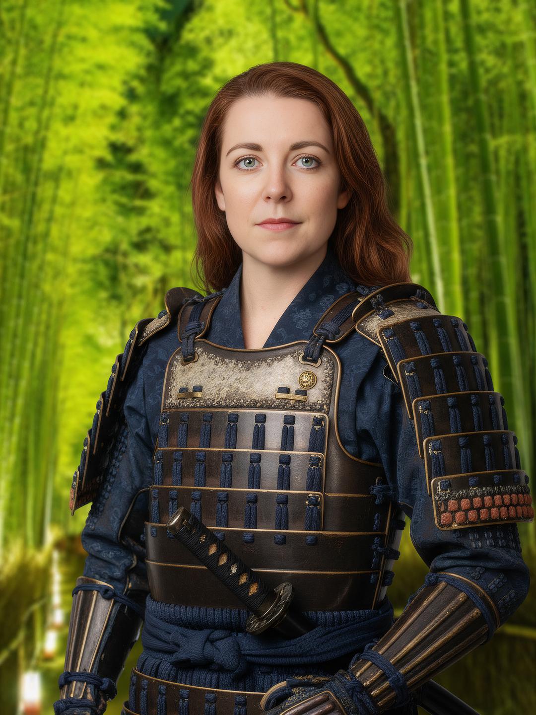 Traditional Japanese theme AI Photo booth output