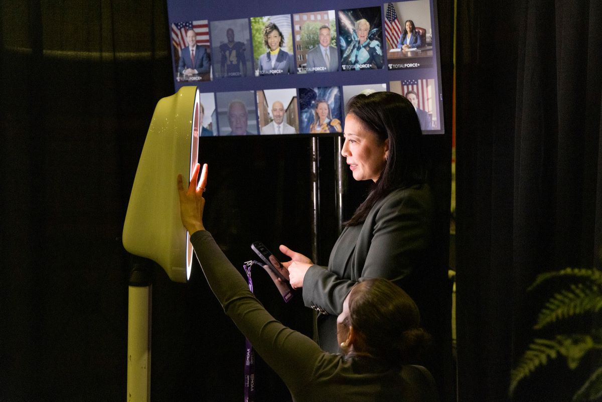 AI Photo booth for MOAA at Total Force +