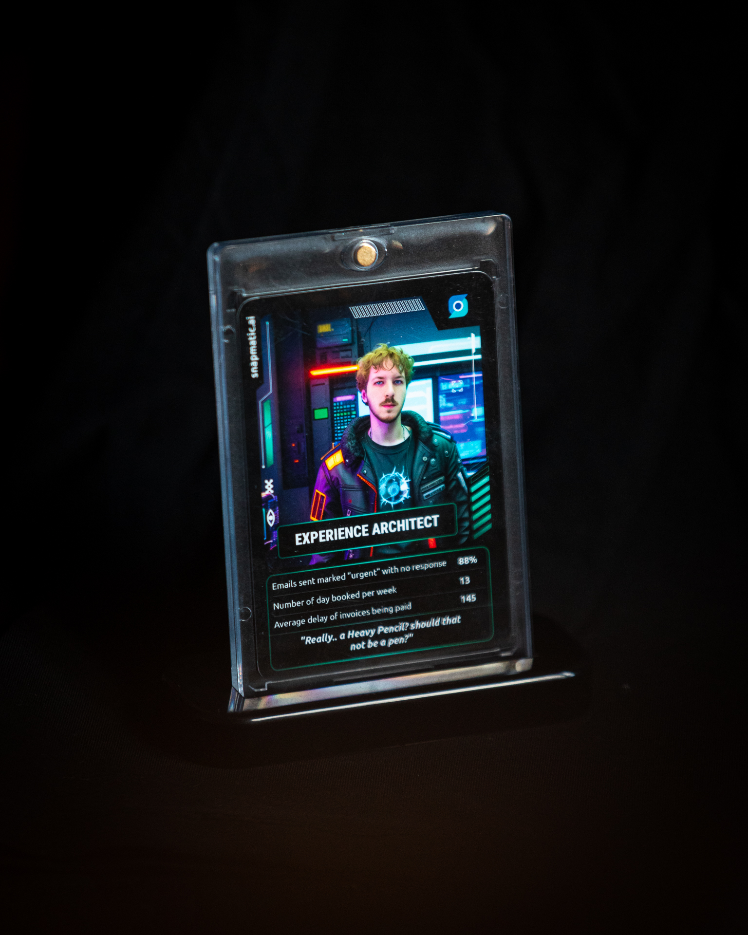 AI Trading cards for Tradeshows