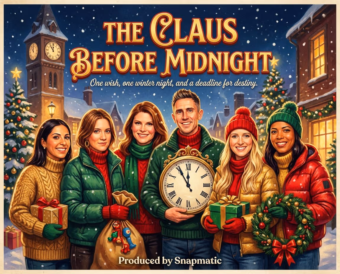 Group Holiday Movie Poster theme