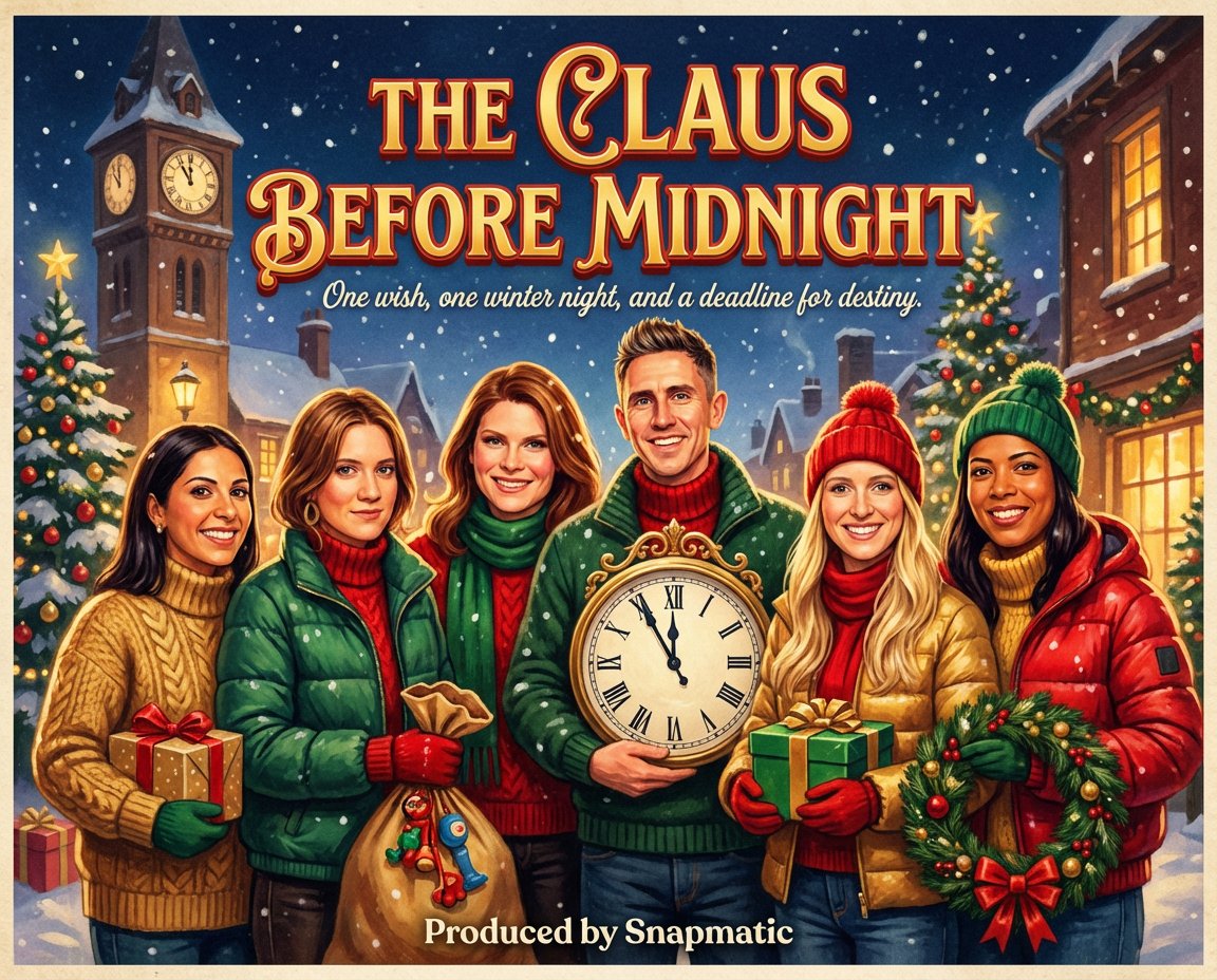 Group Christmas Movie poster theme