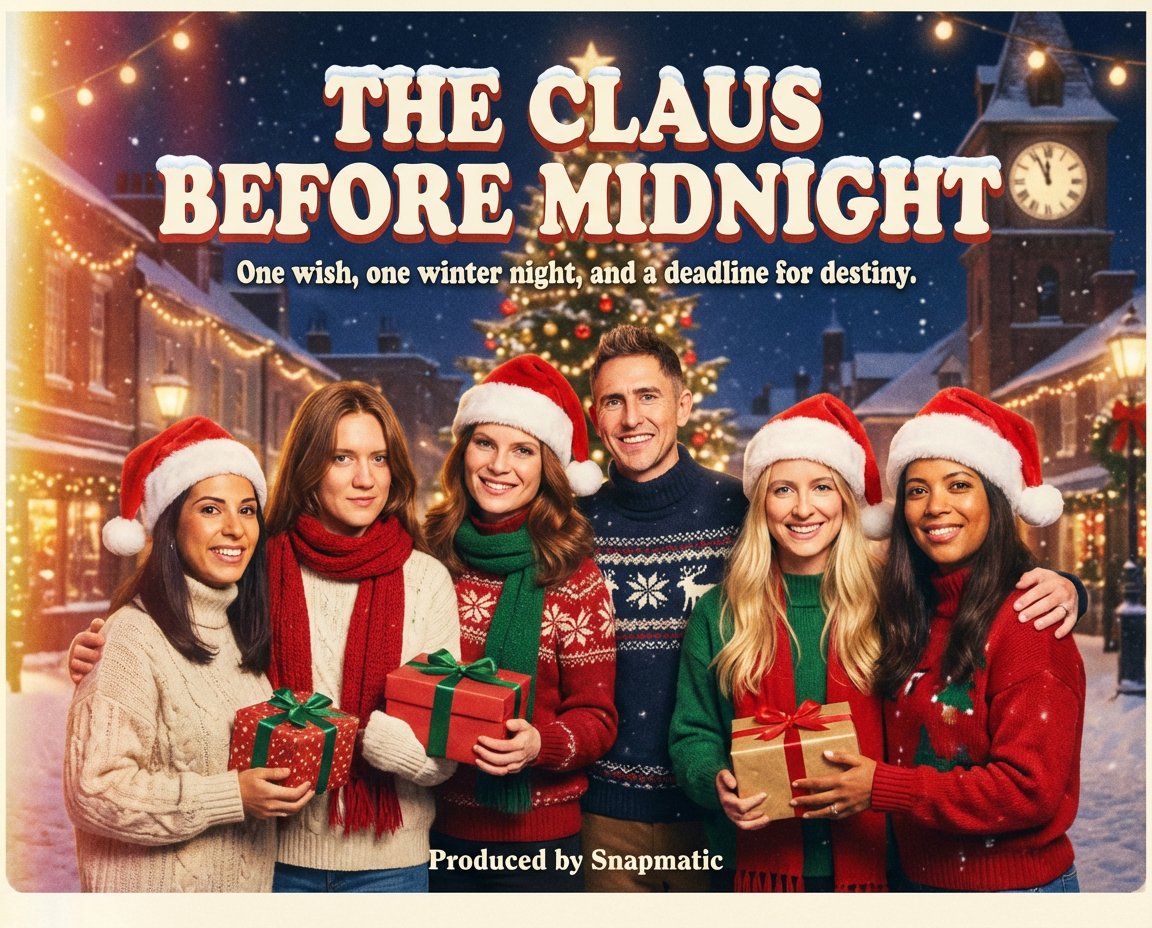Group Christmas Movie Poster theme