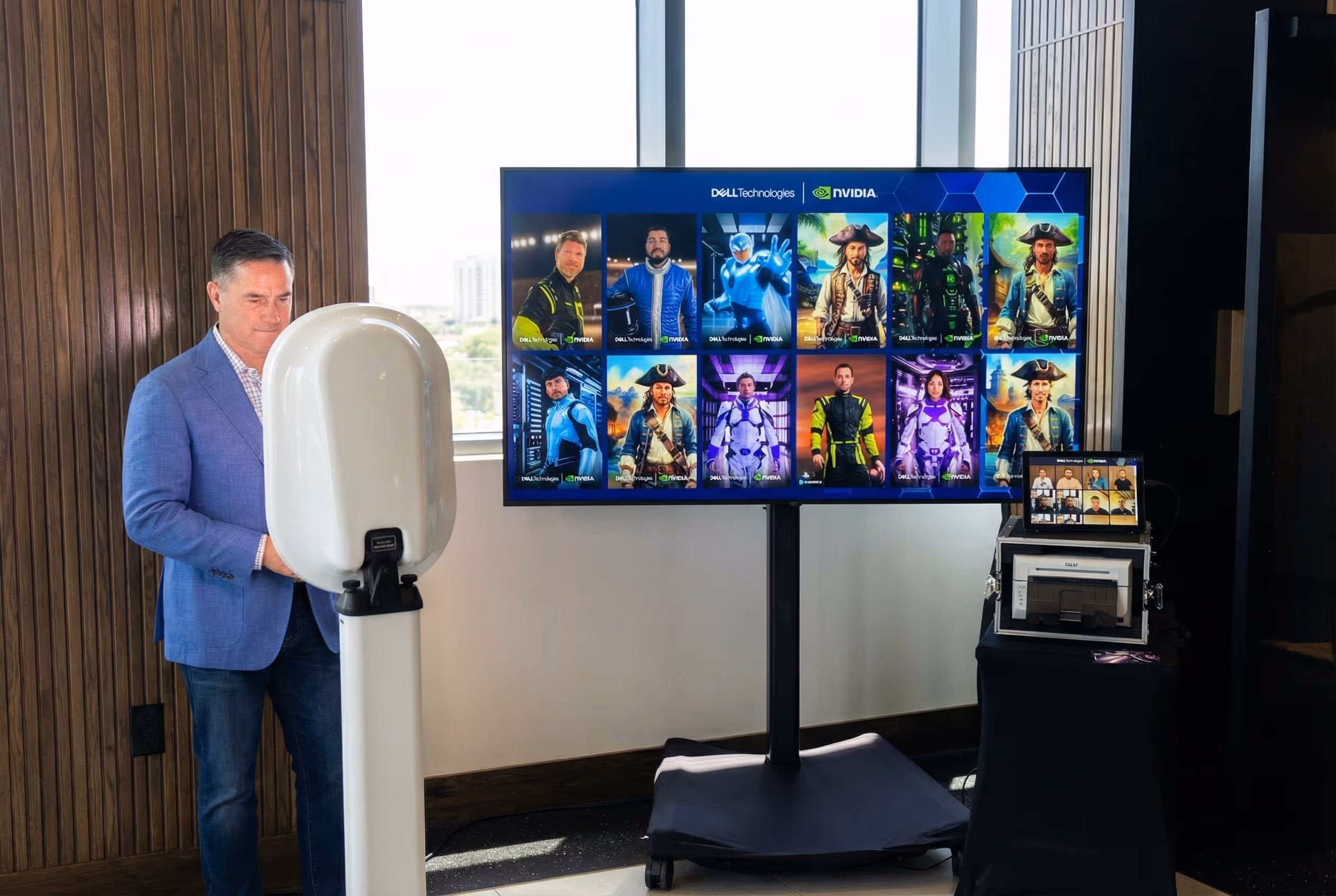 The Live Gallery for an AI Photo booth - Star Trek launch