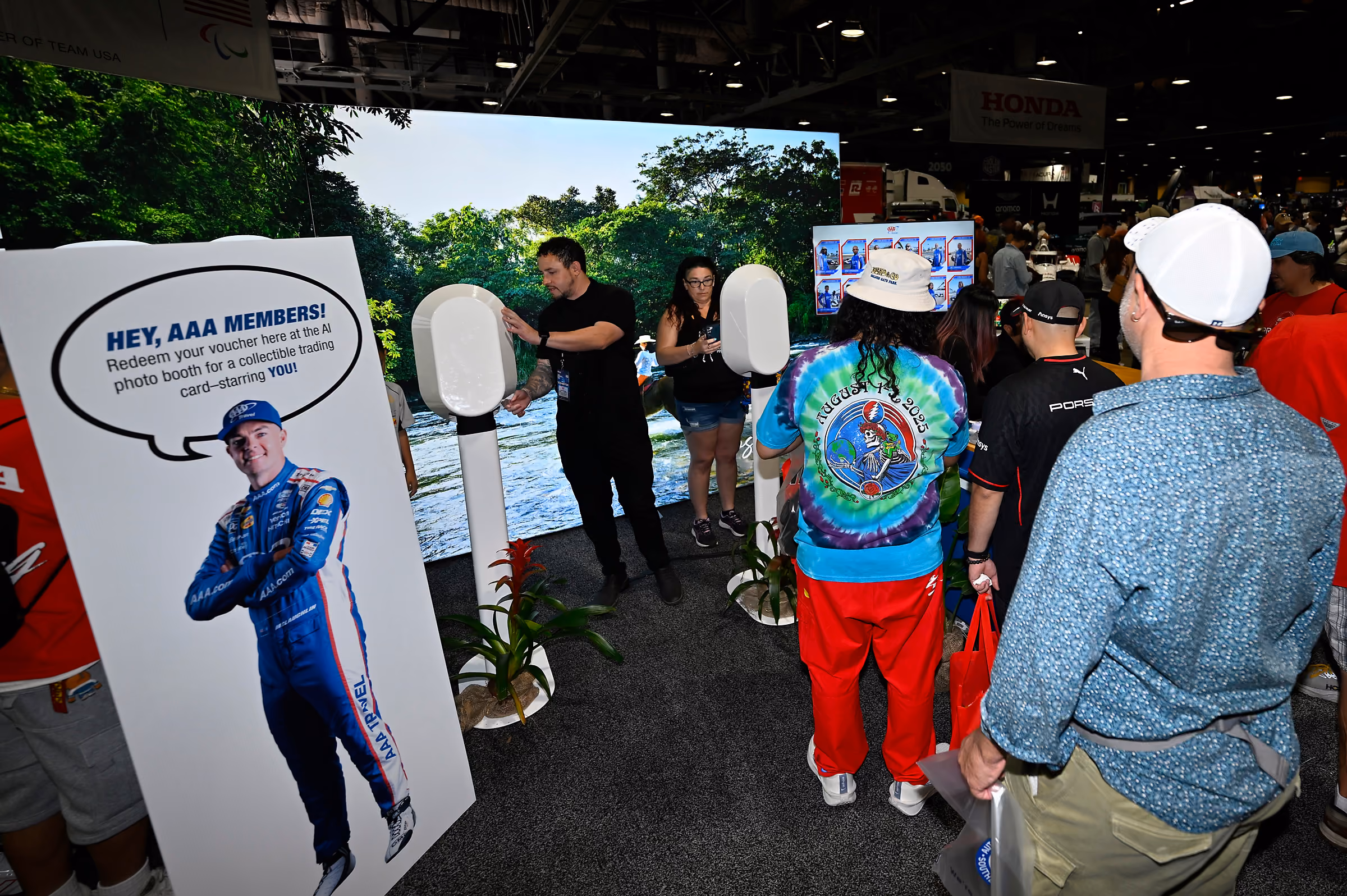 The best brand activation at IndyCar for AAA