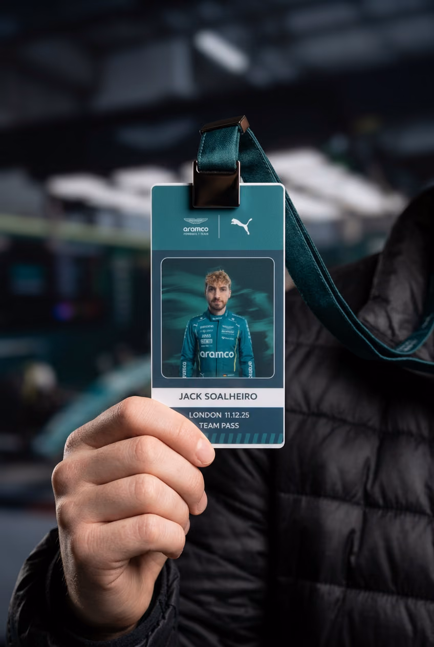 AI Brand activation - Paddock Pass for Aston Martin