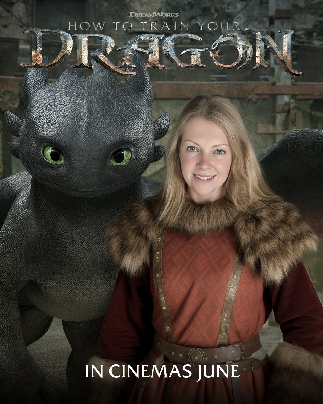 How to Train Your Dragon - AI Photo booth user generated content 