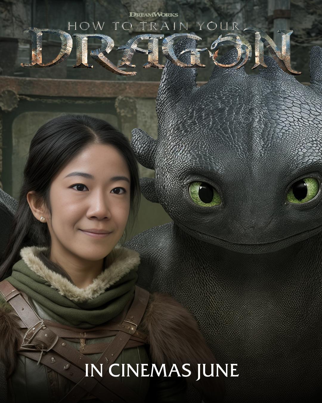 How to Train Your Dragon - AI Photo booth user generated content 