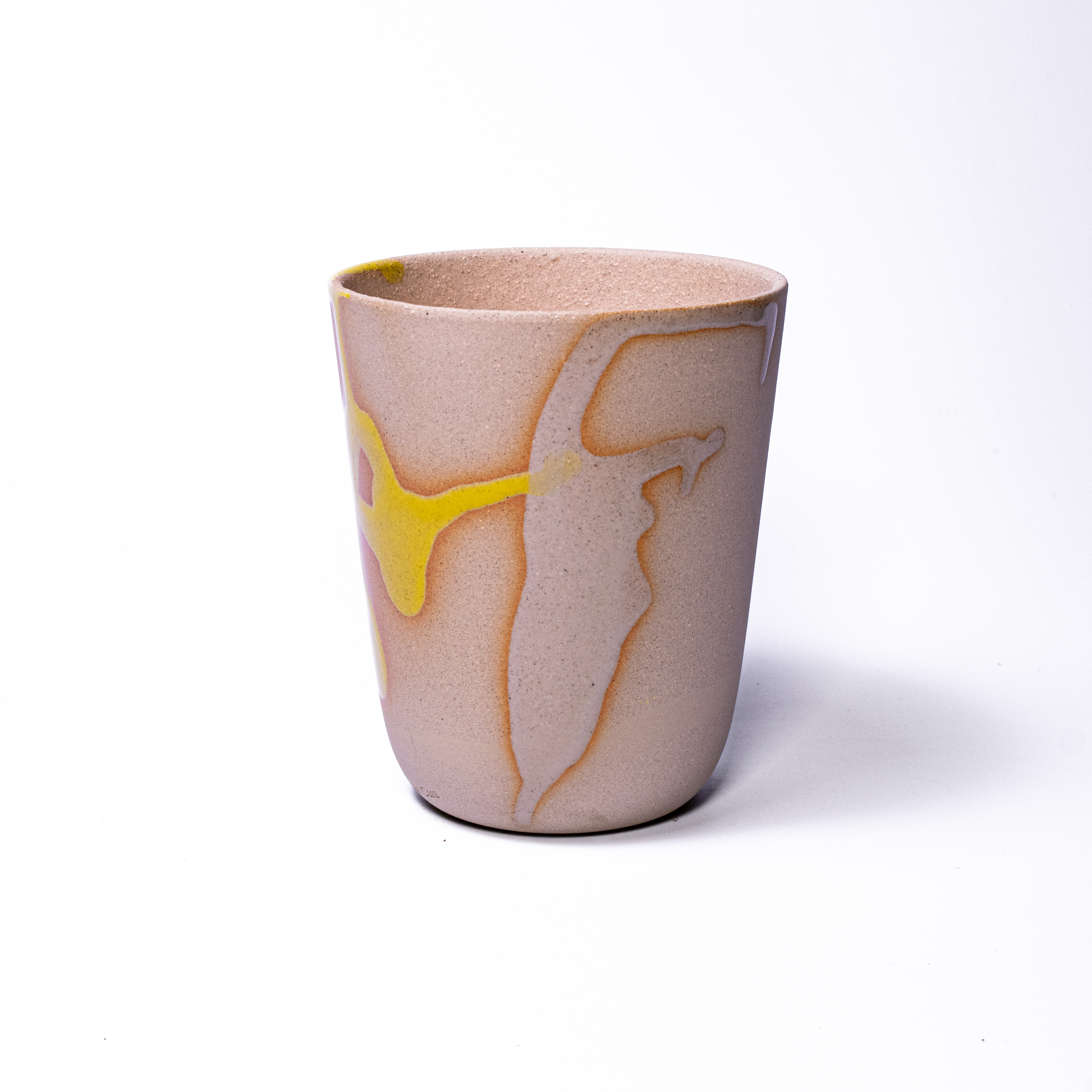 yellow- stoneware
