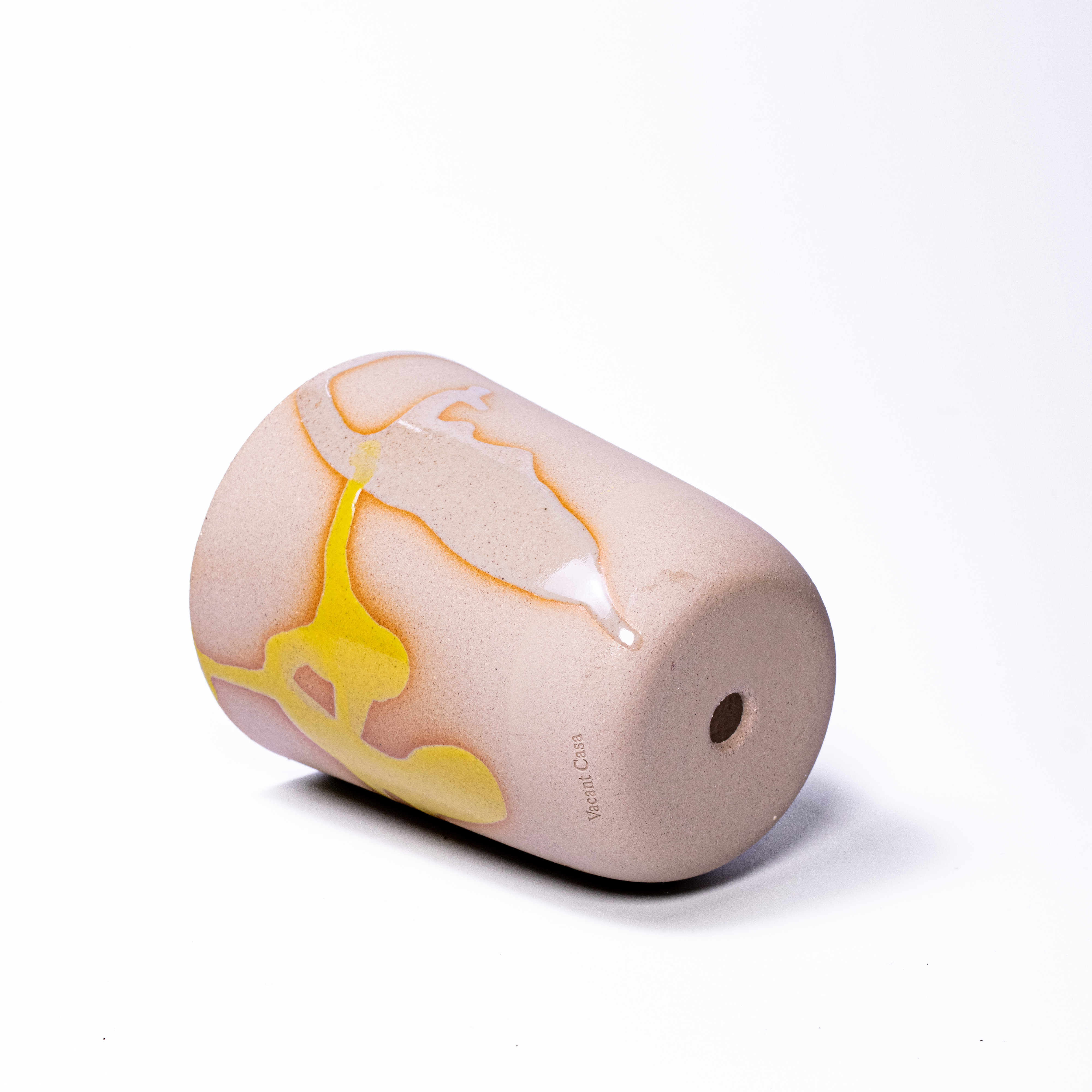 yellow- stoneware