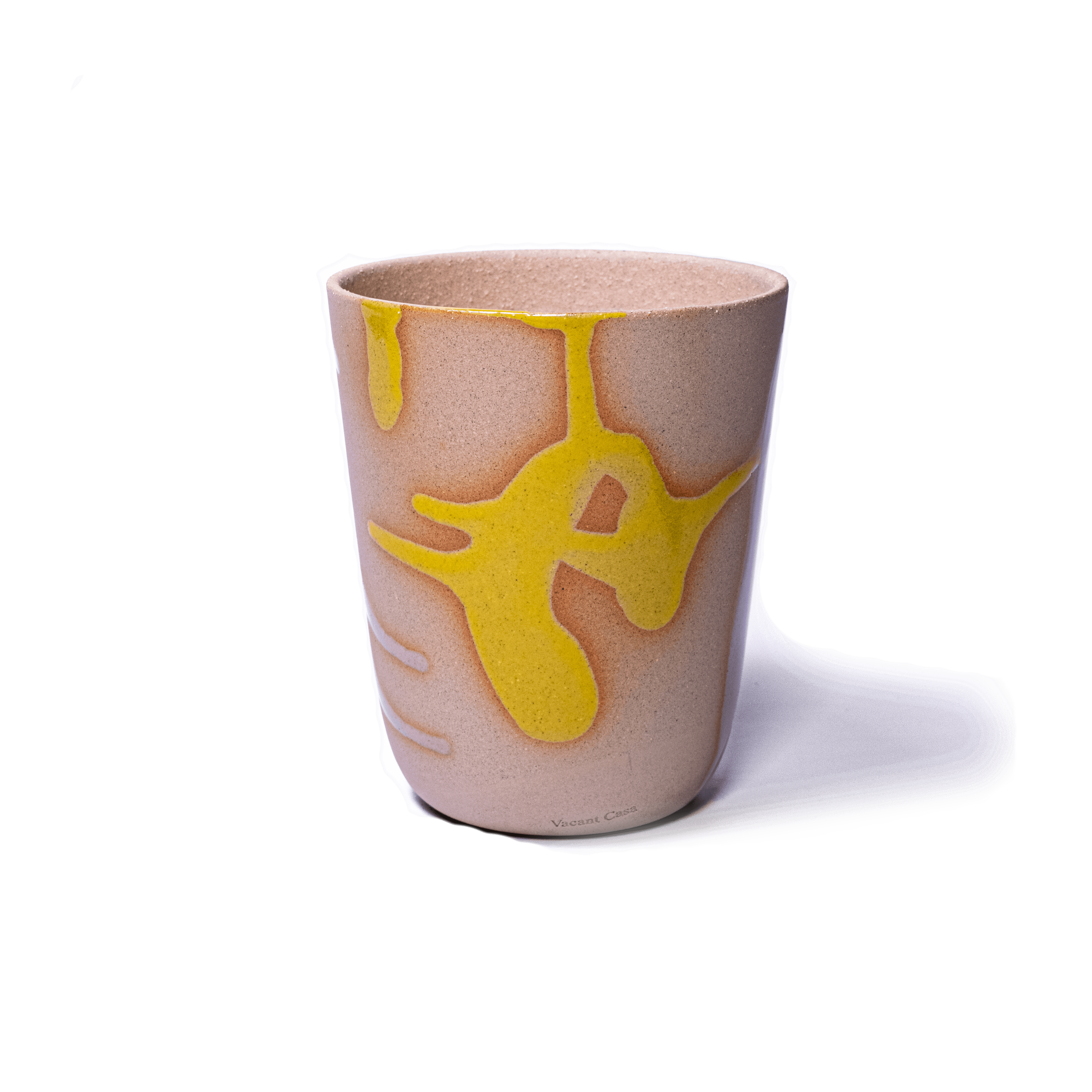 yellow- stoneware