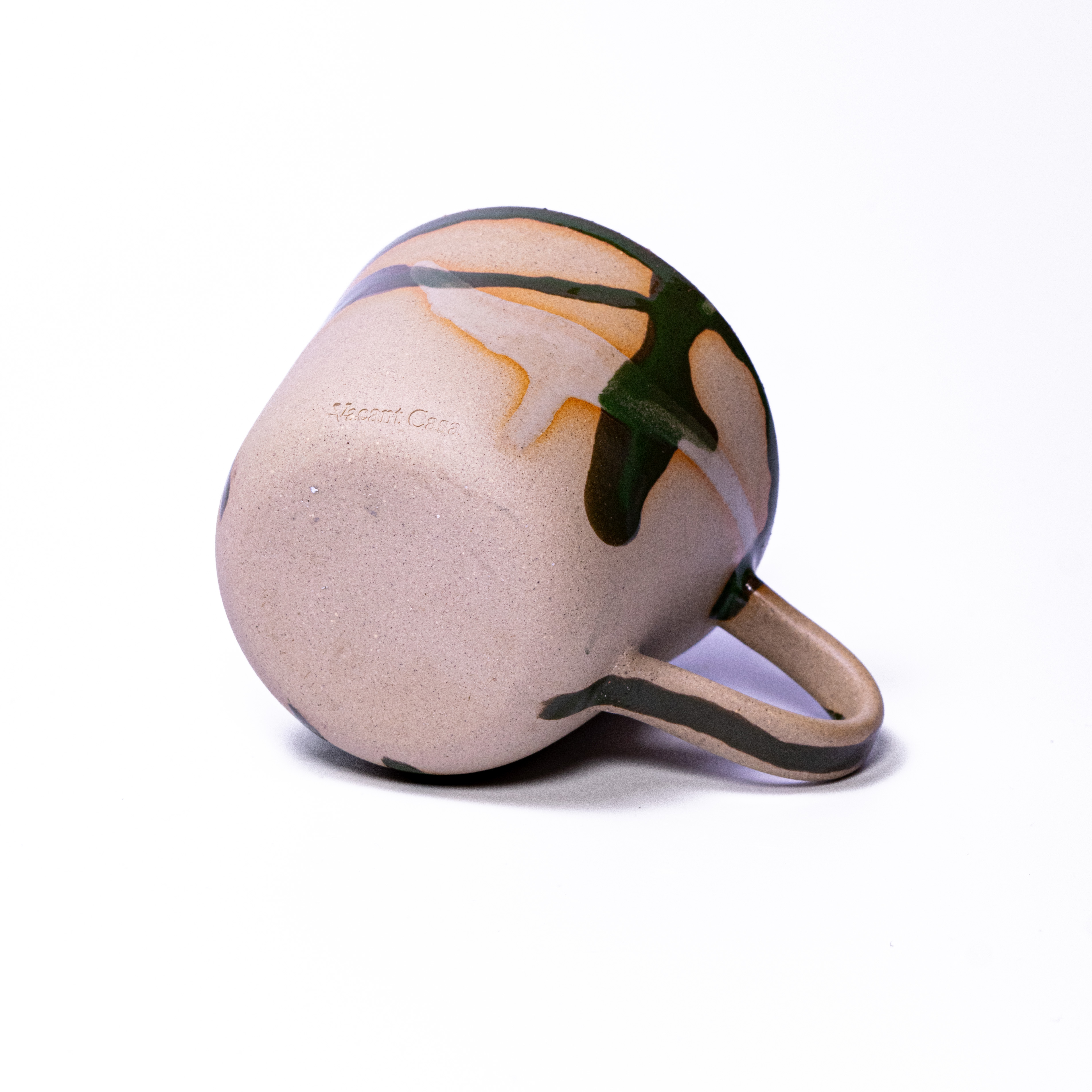 flow cup Stoneware with hand #2