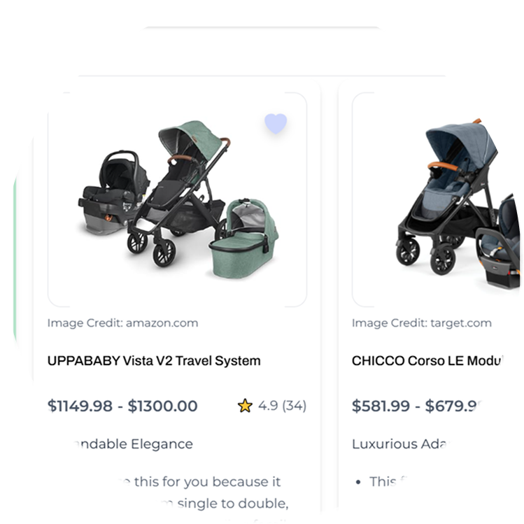 baby products including onesie, pacifier, bottle