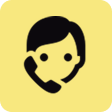 Person on the phone icon