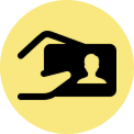 Holding identification icon