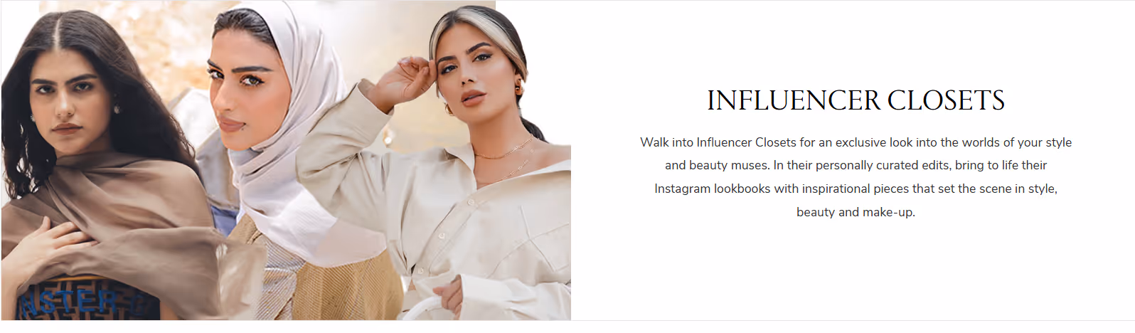 OUNSS influencer closet as influencer marketing approach
