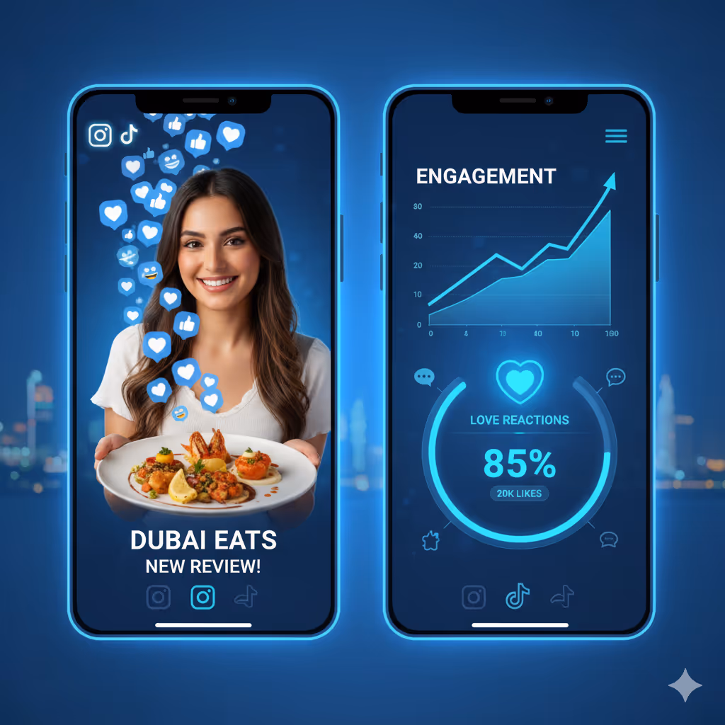 Influencer marketing strategy for restaurants in Dubai