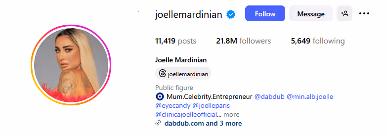 joellemardinianBio: businesswomen and beauty icons