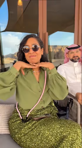 real images from AMEX influencer campaign with  B