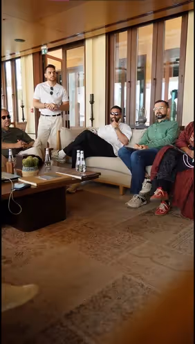 real images from AMEX influencer campaign with  B