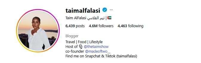Taim Allflasi, travel, Food and Lifestyle blogger in Dubai.