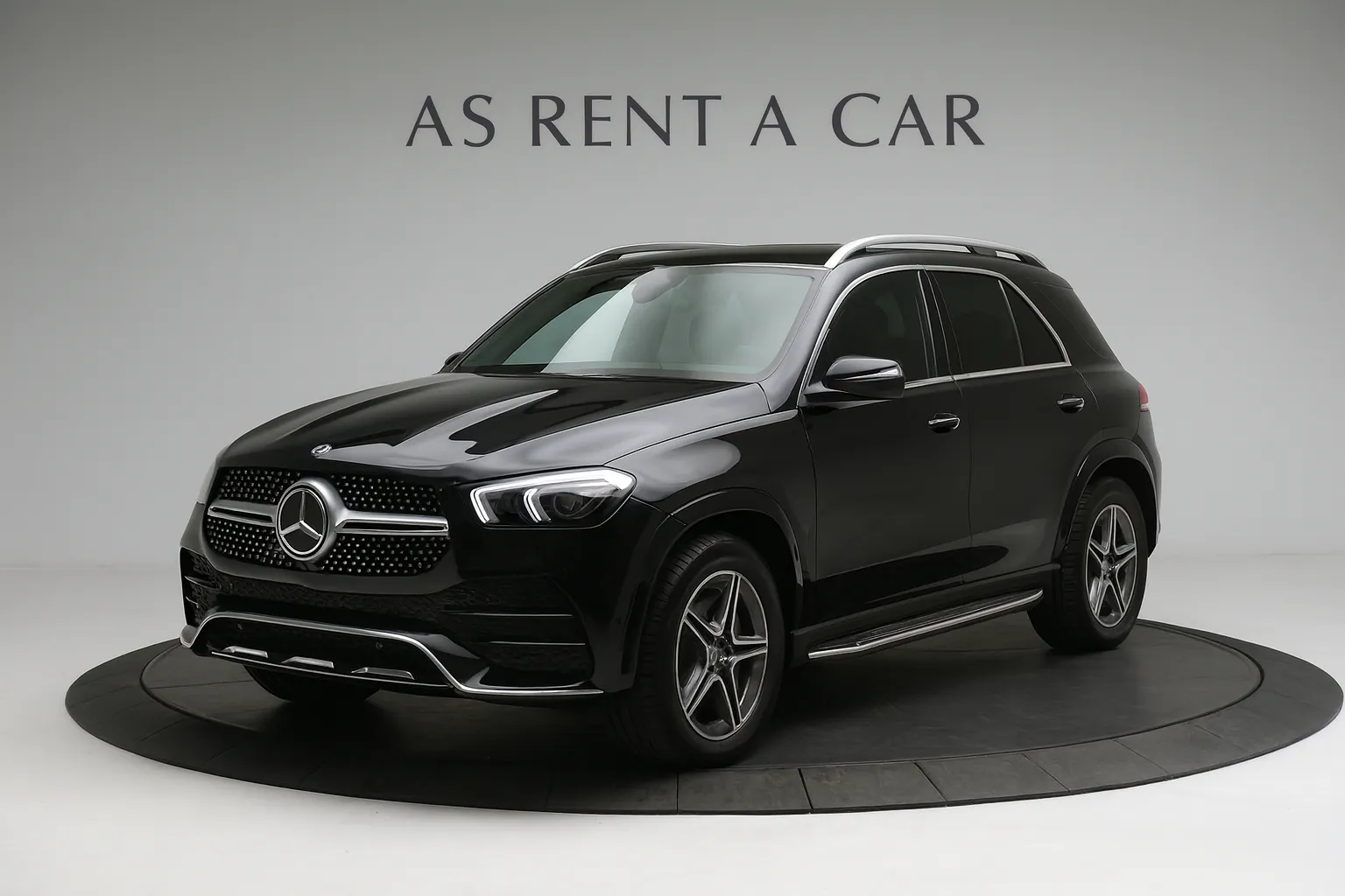 Kraftvoller Allrad-SUV: Mercedes-Benz GLE 300 d 4MATIC bei AS Rent a Car. Viel Platz, Automatik und Sicherheit – perfekt für Alltag & Ferien.