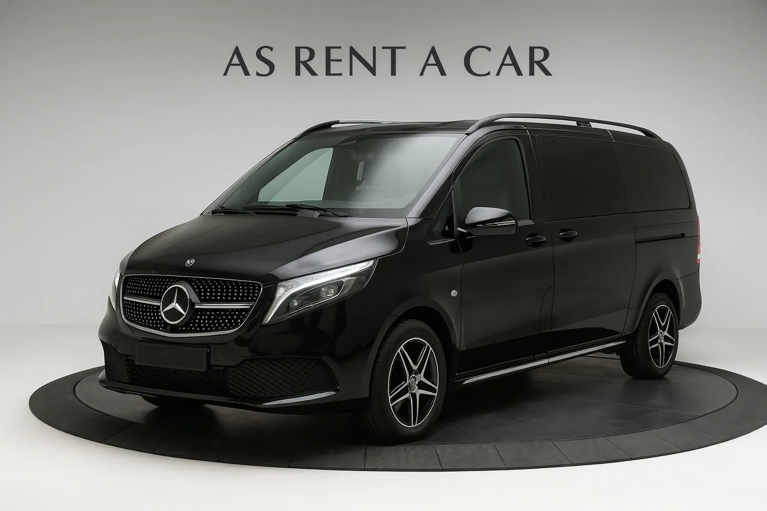 Viel Platz für Team & Familie: Mercedes-Benz V-Klasse 220 d bei AS Rent a Car Schweiz. Komfortabler Van mit Automatik – ideal für Transfers und Trips.