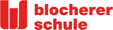 Logo Blochererschule mit Namen rot