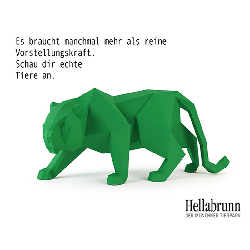 Werbeprojekt und 3D-Visualisierung im Fach Kommunikationsdesign an der Blocherer Schule München