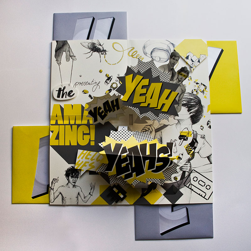 Studentisches Kommunikationsdesign-Projekt mit Typografie, Collage und Editorial-Design an der Blocherer Schule München
