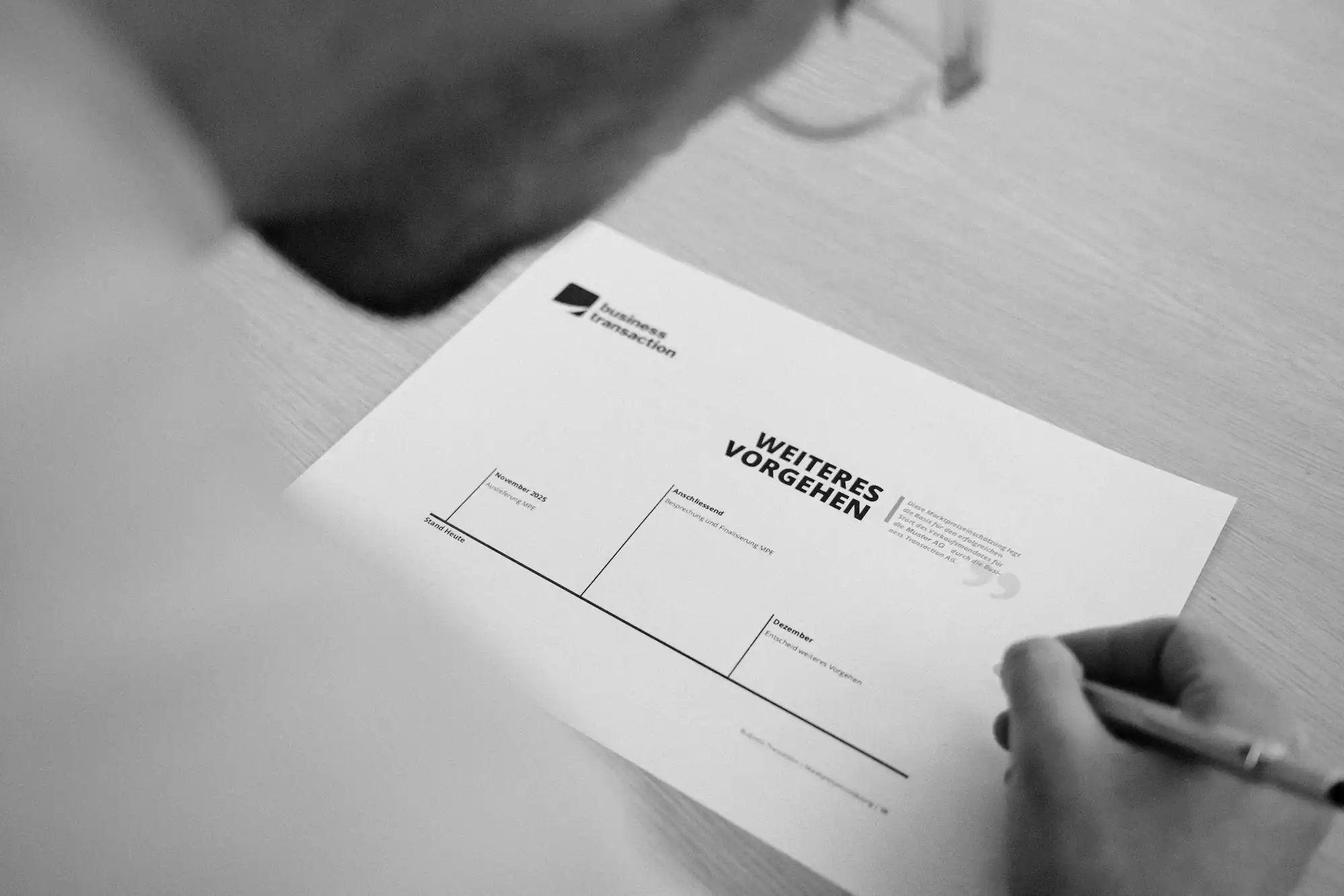 Wie lange dauert ein Unternehmensverkauf in der Schweiz?