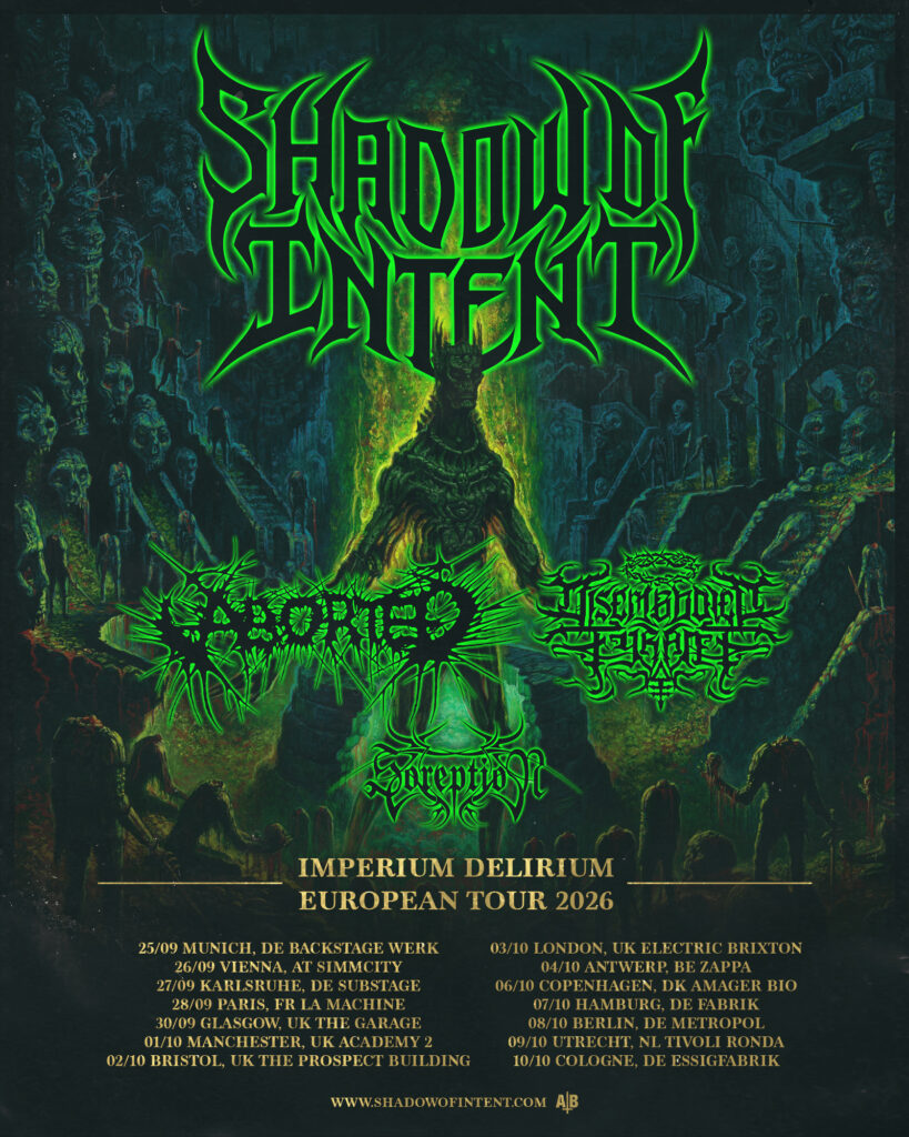 Affiche pour la soirée co-release avec Deliverance, NTR MRT, et Aetheria Conscientia, le 29 mai 2026 à 19h au Petit Bain à Paris.