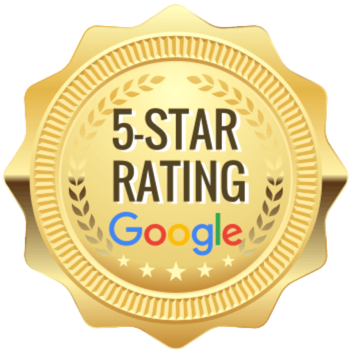 5-star Google rating badge for Window Warrior based on top customer reviews for window cleaning and exterior services in Nashville, Brentwood, Franklin, Spring Hill, College Grove, Thompsons Station and more in Middle Tennessee