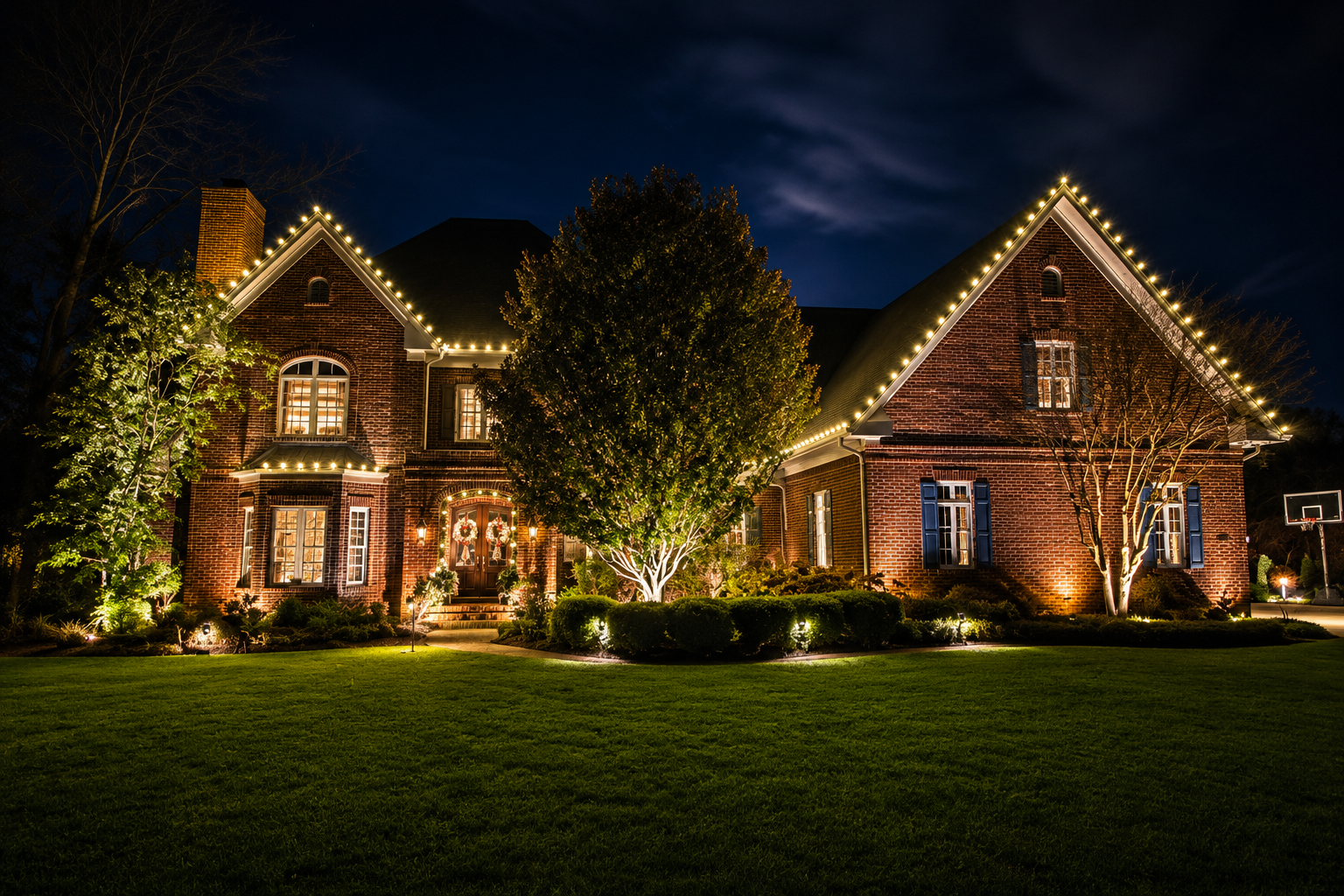Professional Holiday Lighting Installation