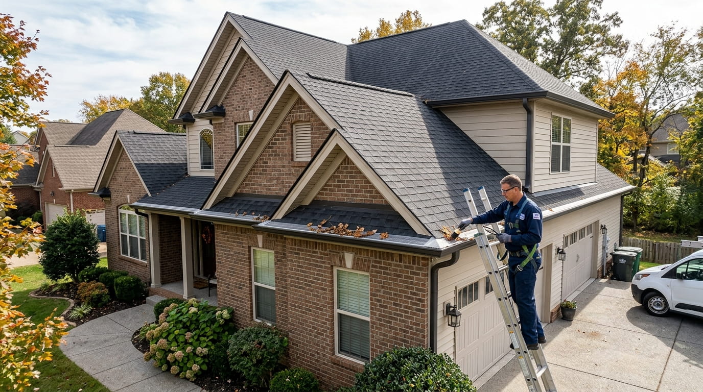 Why Regular Gutter Cleaning Still Matters After Gutter Guard Installation for Homes Spring Hill TN