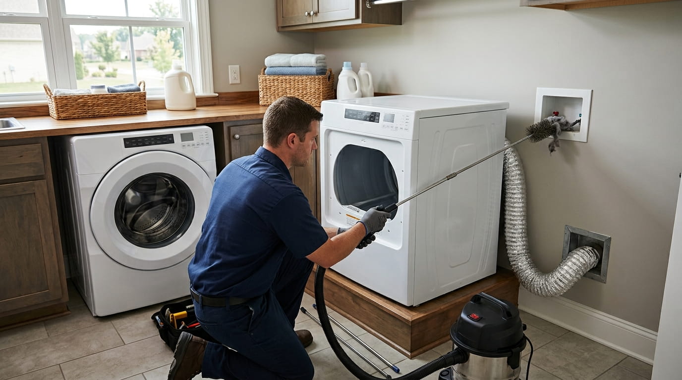 What Homeowners Should Know About Dryer Vent Cleaning for Single Family Homes Spring Hill TN