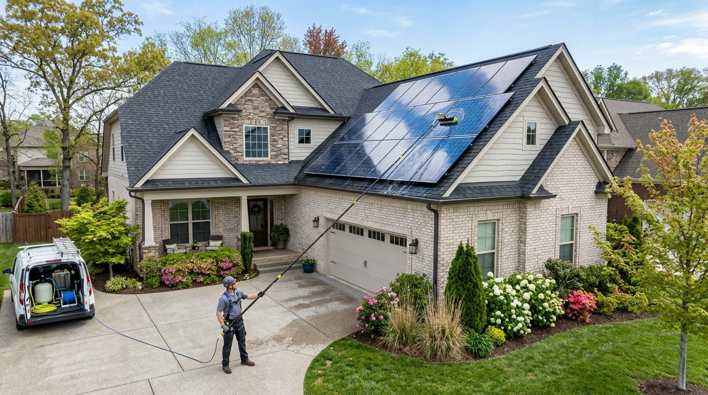 What Makes Professional Solar Panel Washing Different From DIY Cleaning at Home