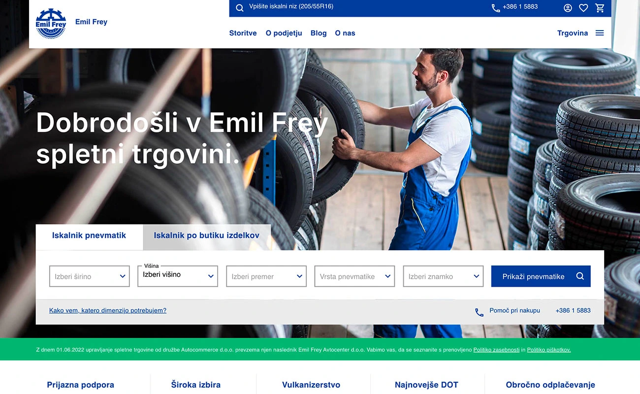 Emil Frey custom UX/UI store design closely following brand guidelines by April Digital Studio.