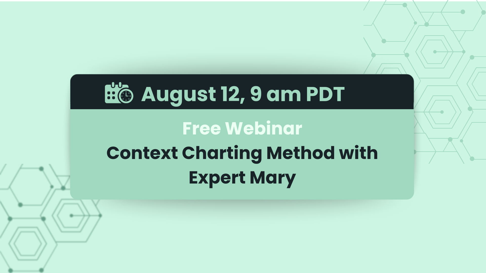 Join us as we teach the new methodology, called context charting, that's changing how content marketers and entrepreneurs organize their thinking and create better content, faster.