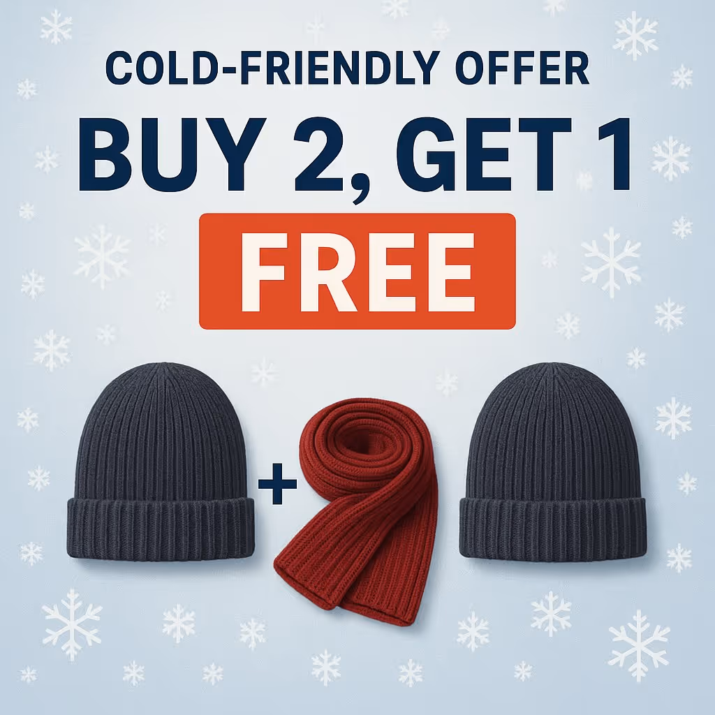 Create a Cold-Friendly Offer for like buy 2 get one offer