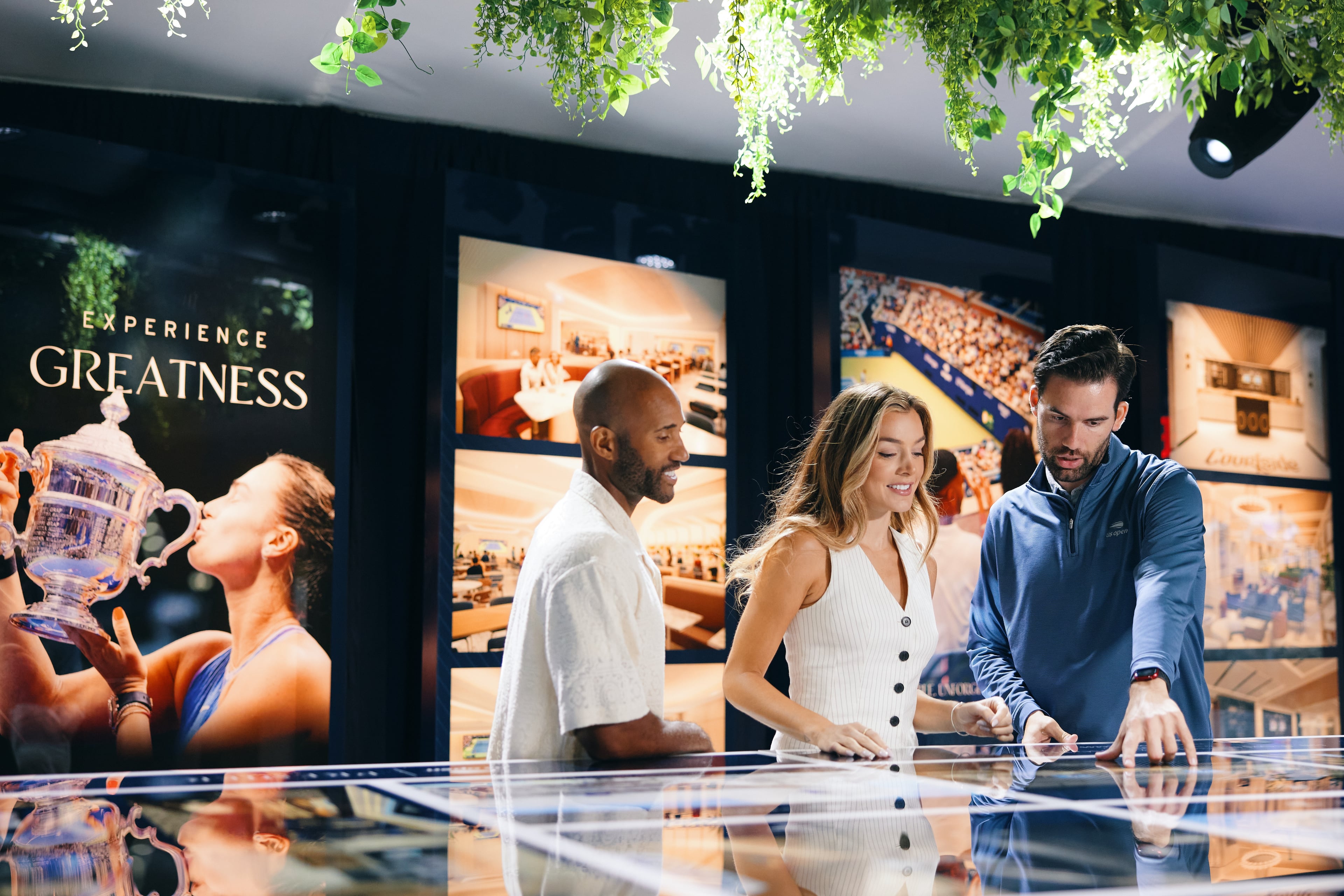 Rendering of Arthur Ashe Stadium's renovated exterior entrance