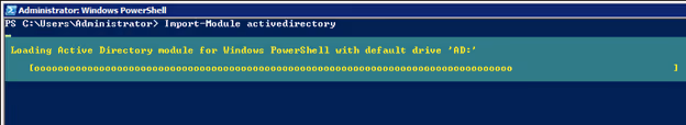 Import-Module ActiveDirectory