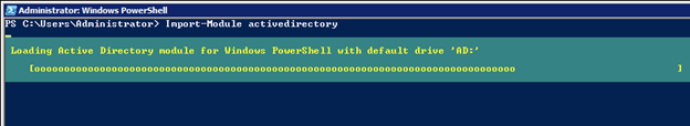 Import-Module ActiveDirectory