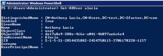Get-ADUser