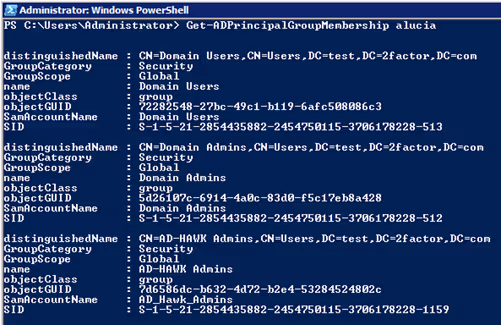 Get-ADPrincipalGroupMembership