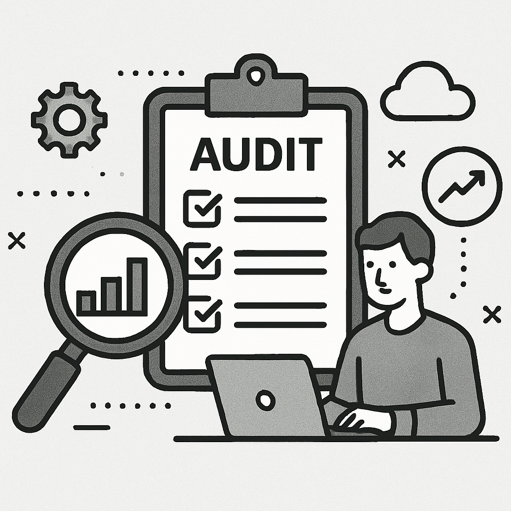 Audit process illustration
